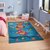 Think Rugs brooklyn kids brooklyn kids 793 blue Blue, Multicoloured Bedroom   Rug.
