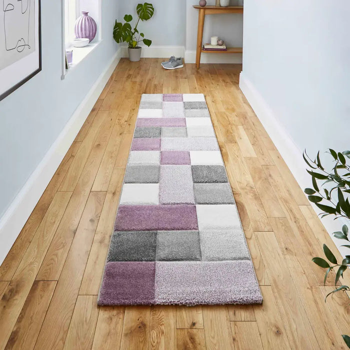 Brooklyn 646 Grey Purple Rug