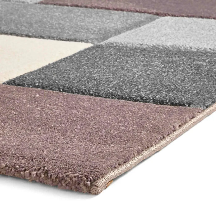 Brooklyn 646 Grey Purple Rug