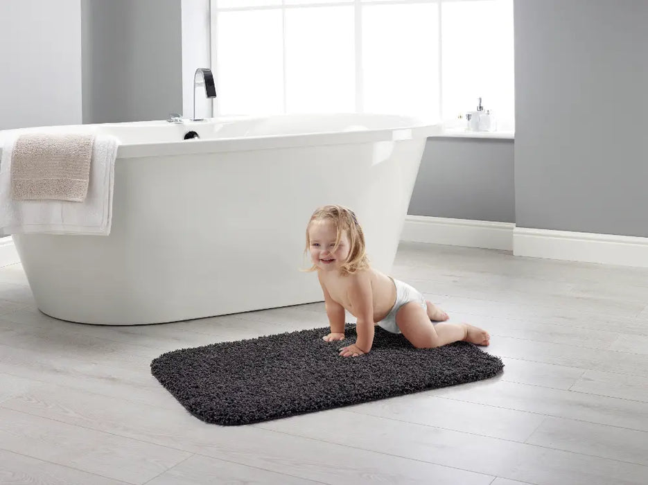 Buddy Bath Mat Charcoal