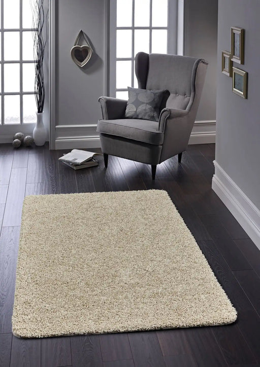 My Mats buddy stone Grey Living Room Shaggy Rug.