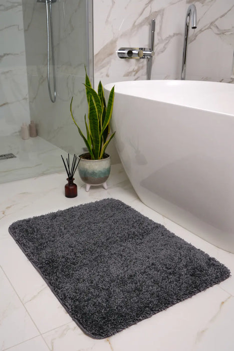 Buddy Bath Mat Charcoal