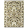 Morris & Co morris and co bullerswood stone mustard 127301 Yellow, Multicoloured Living Room Wool Rug.