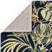 Clarke & Clarke monkey business indigo blue Blue, Green, Multicoloured Living Room Floral Rug.