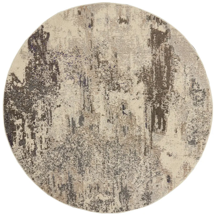 Celestial CES02 Ivory Grey Rug
