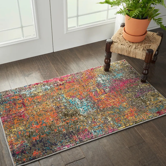 Deep Sunset Rug Nourison | Celestial Sunset Rug | Hard-wearing & Durable — RugsDirect ...