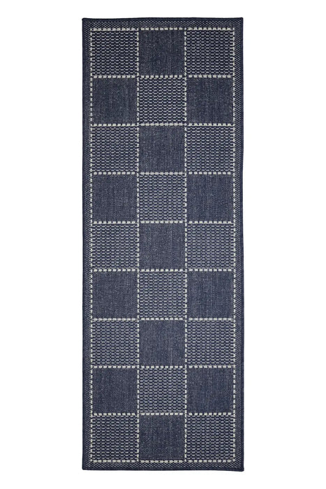 FLATWEAVE GEL Check Navy