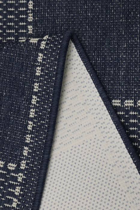 FLATWEAVE GEL Check Navy