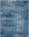 Calvin Klein ck001 river flow rfv02 teal ivory blue Blue, Ivory, Teal Living Room Floral Rug.
