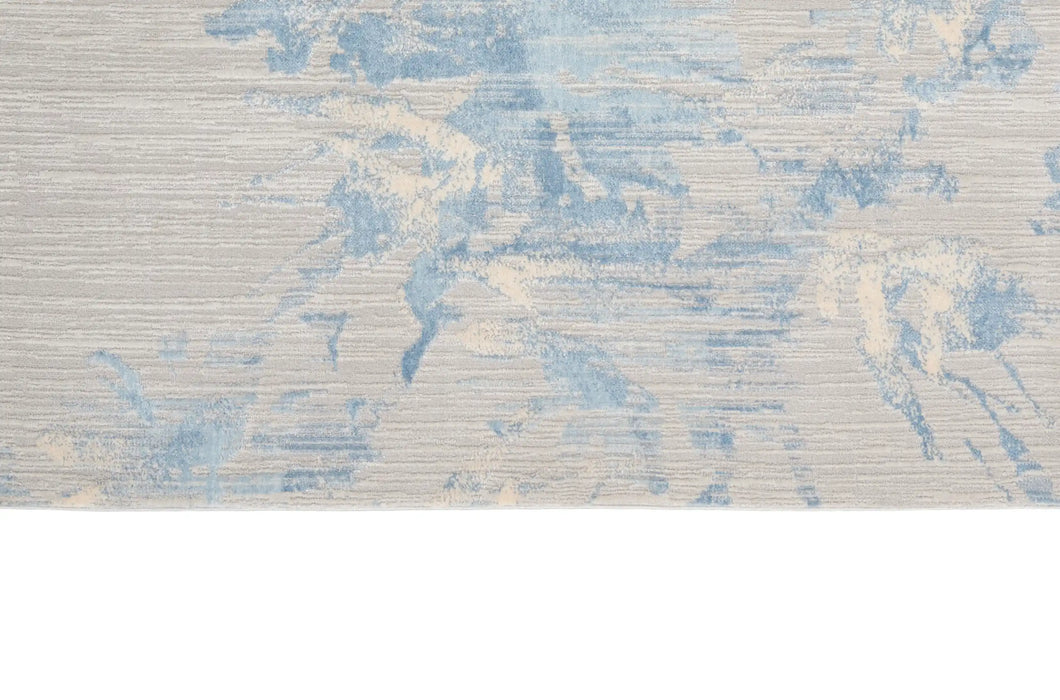 Calvin Klein ck005 enchanting ech01 grey sky Blue, Grey Living Room  Rug.