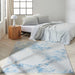 Calvin Klein ck005 enchanting ech01 grey sky Blue, Grey Living Room  Rug.