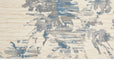 Calvin Klein ck005 enchanting ech01 ivory grey blue Blue, Grey, Ivory, Multicoloured Living Room  Rug.