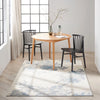 Calvin Klein ck005 enchanting ech01 ivory grey blue Blue, Grey, Ivory, Multicoloured Living Room  Rug.
