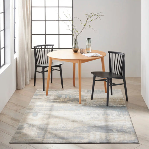 Calvin Klein ck005 enchanting ech02 ivory seaglass Ivory, Multicoloured Living Room  Rug.
