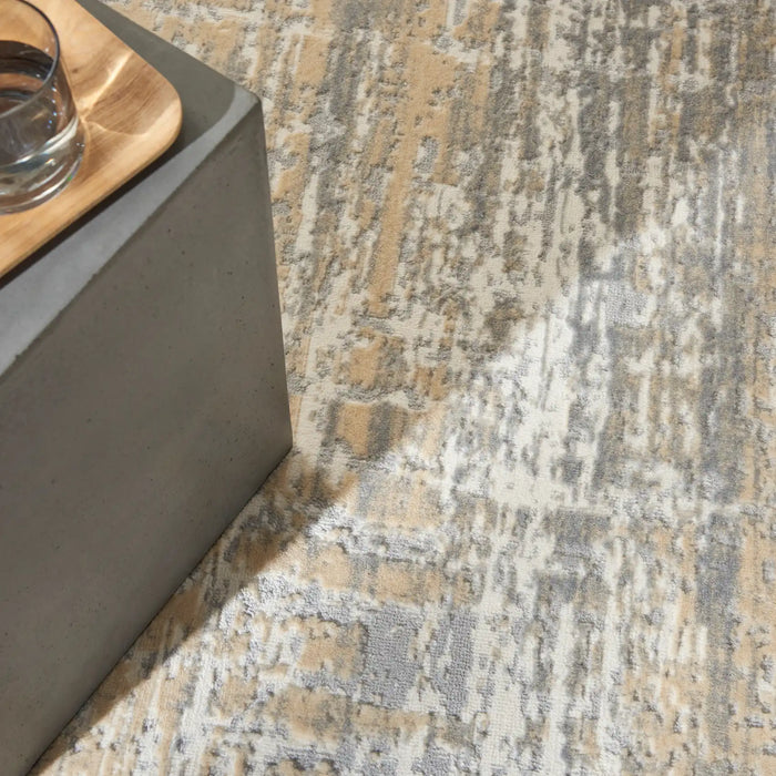 Calvin Klein ck005 enchanting ech04 grey beige Grey, Beige Living Room  Rug.