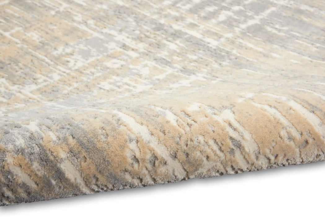 Calvin Klein ck005 enchanting ech04 grey beige Grey, Beige Living Room  Rug.