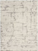Calvin Klein ck009 sculptural scl01 grey Grey, Ivory Living Room Wool Rug.