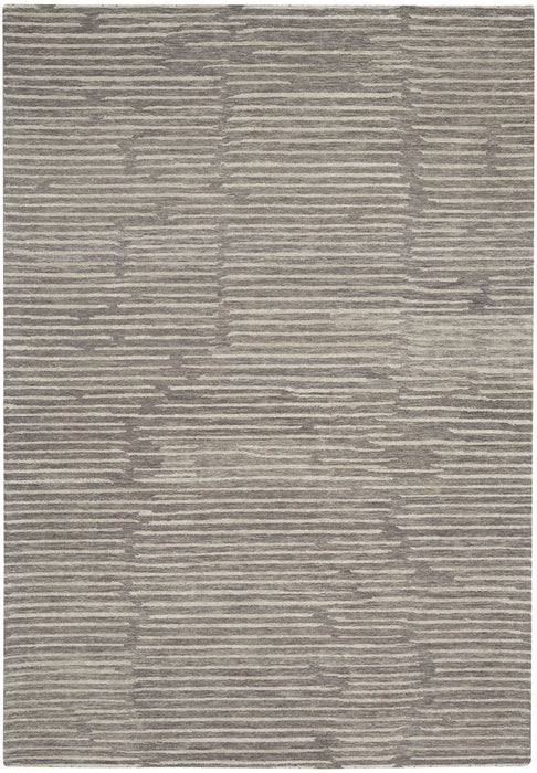 Calvin Klein ck010 linear lnr01 grey Grey Living Room Striped Rug.