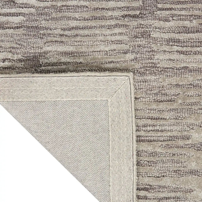 Calvin Klein ck010 linear lnr01 grey Grey Living Room Striped Rug.