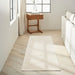 Calvin Klein ck010 linear lnr01 ivory Ivory Living Room Striped Rug.