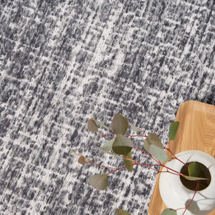Calvin Klein ck015 safi sfr01 silver grey Grey Living Room  Rug.