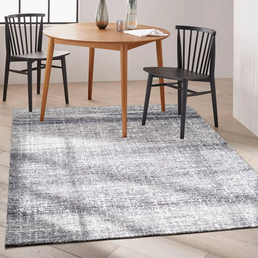 Calvin Klein ck015 safi sfr01 silver grey Grey Living Room  Rug.
