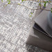 Calvin Klein ck015 safi sfr02 grey ivory Grey Living Room  Rug.