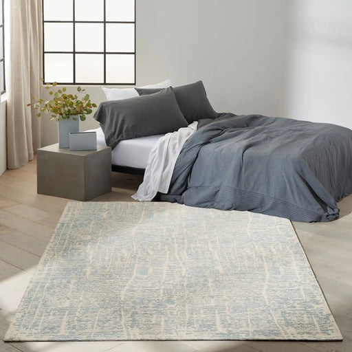 Calvin Klein ck015 safi sfr03 ivory Ivory Living Room  Rug.