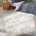 Calvin Klein ck022 infinity ifn01 blue multi Blue, Grey, Multicoloured Living Room  Rug.