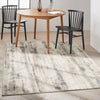 Calvin Klein ck022 infinity ifn02 ivory grey blue Blue, Grey, Ivory, Multicoloured Living Room  Rug.