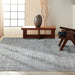 Calvin Klein ck50 balian ck54 blue Blue Living Room Geometric Rug.