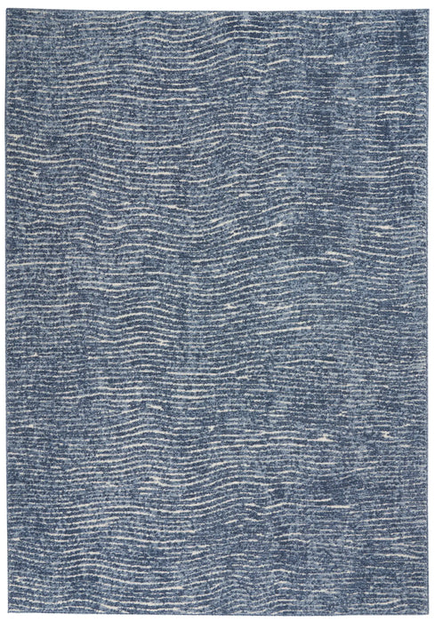 Calvin Klein ck90 tidal ck90 tidal blue Blue Living Room  Rug.
