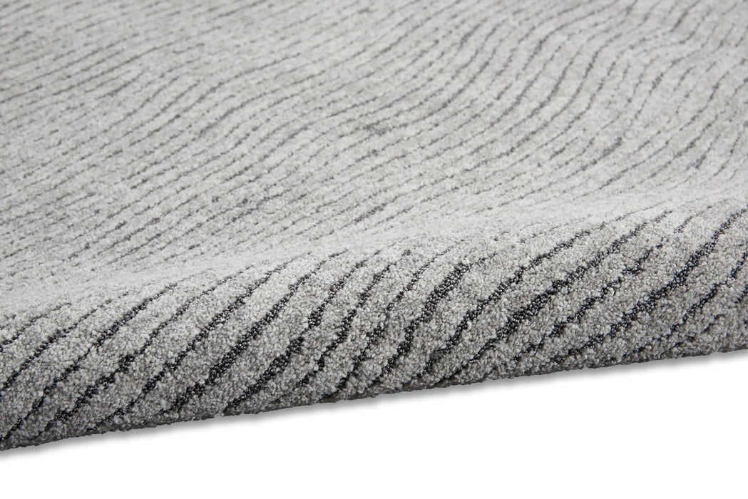 Calvin Klein ck90 tidal ck90 tidal grey Grey Living Room  Rug.