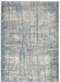 Calvin Klein ck950 rush ck950 ivory blue Blue, Ivory Living Room  Rug.