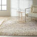 Calvin Klein ck950 rush ck950 ivory taupe Brown, Ivory Living Room  Rug.