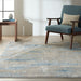 Calvin Klein ck950 rush ck951 blue beige Blue, Beige Living Room  Rug.