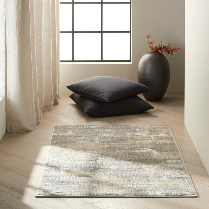 Calvin Klein ck950 rush ck951 grey beige Grey, Beige Living Room  Rug.