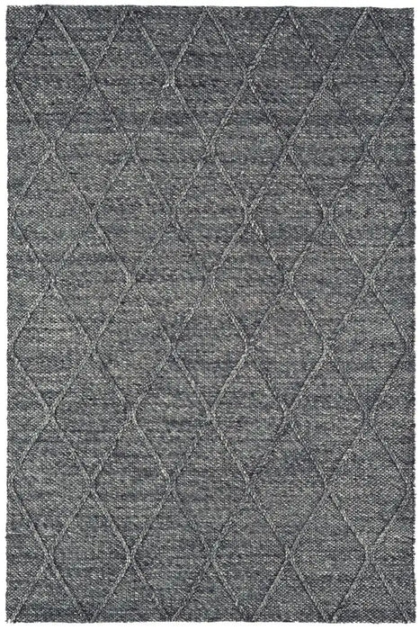 Asiatic coast diamond cd01 charcoal Grey Living Room Wool Rug.