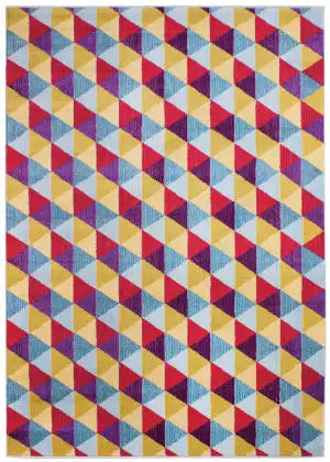 Asiatic colores modern rugs 07 Multicoloured Living Room  Rug.