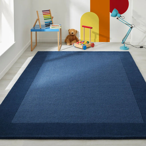 Oriental Weavers colours blue Blue Living Room Wool Rug.