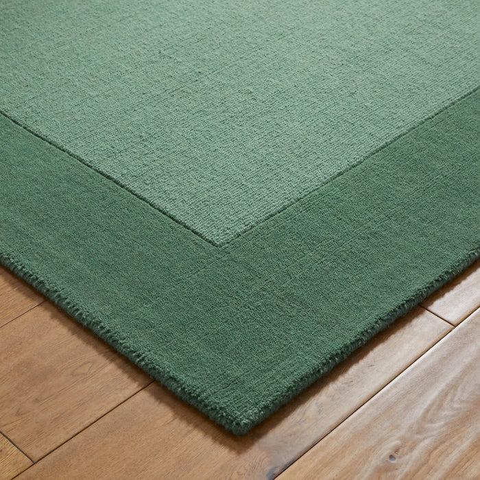 Oriental Weavers colours green Green Living Room Wool Rug.