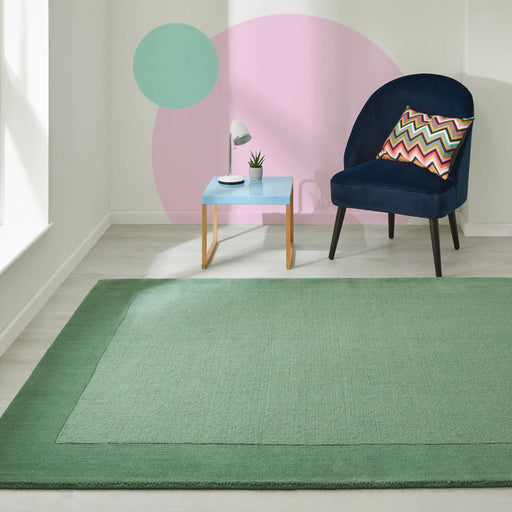 Oriental Weavers colours green Green Living Room Wool Rug.