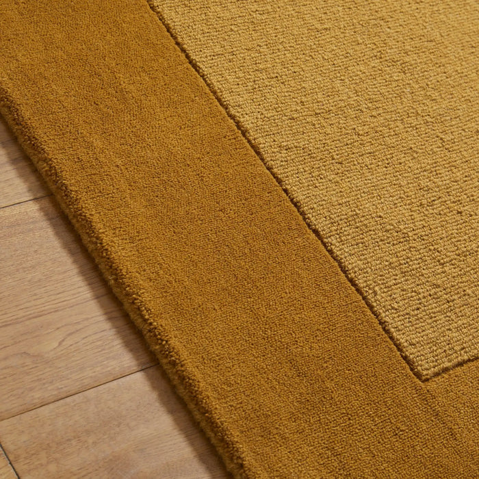 Oriental Weavers colours mustard Yellow Living Room Wool Rug.