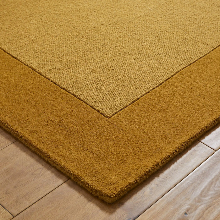 Oriental Weavers colours mustard Yellow Living Room Wool Rug.