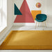 Oriental Weavers colours mustard Yellow Living Room Wool Rug.