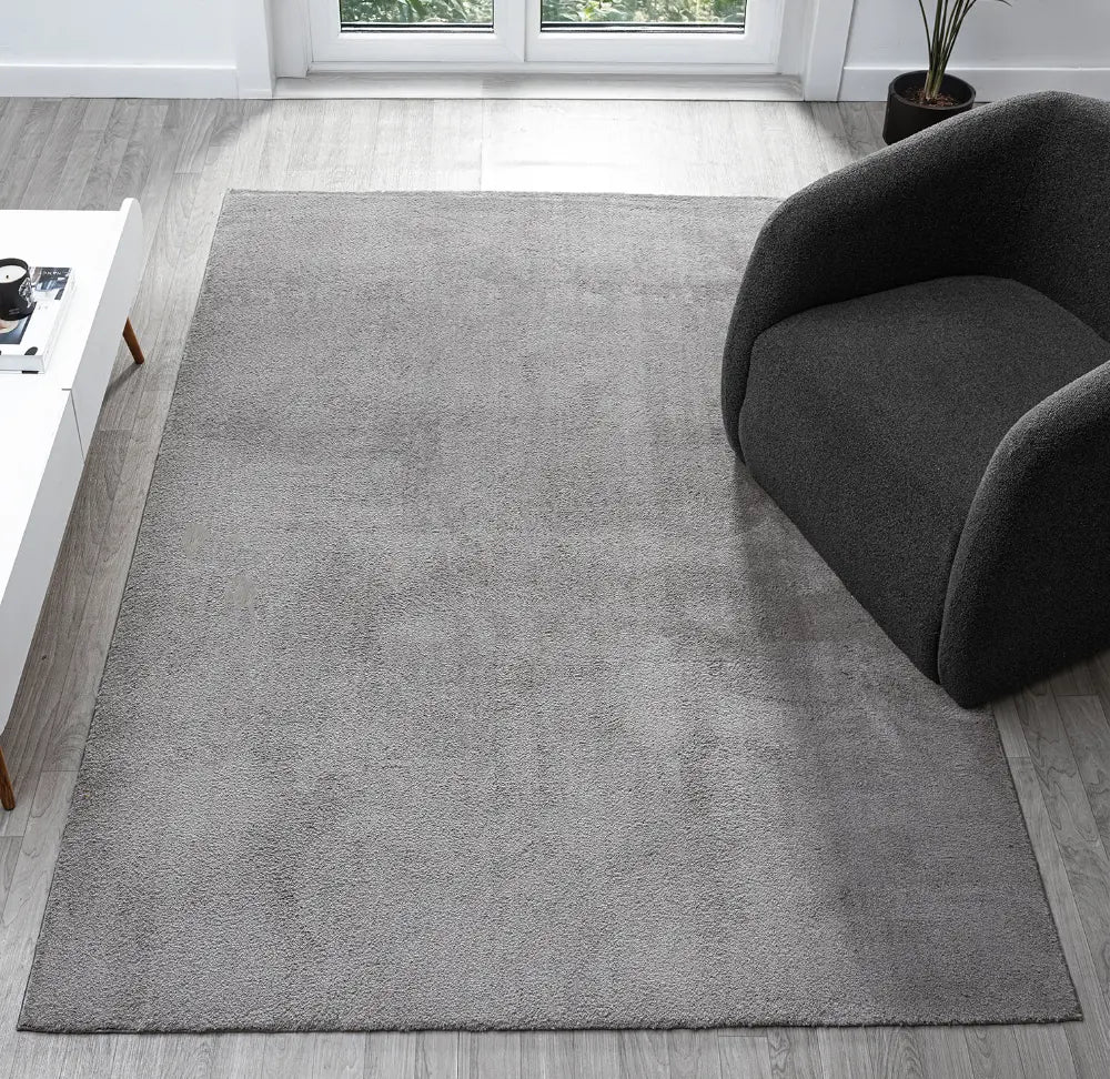 COMFY CMF00 DARK GREY Grey Rug — RugsDirect Online