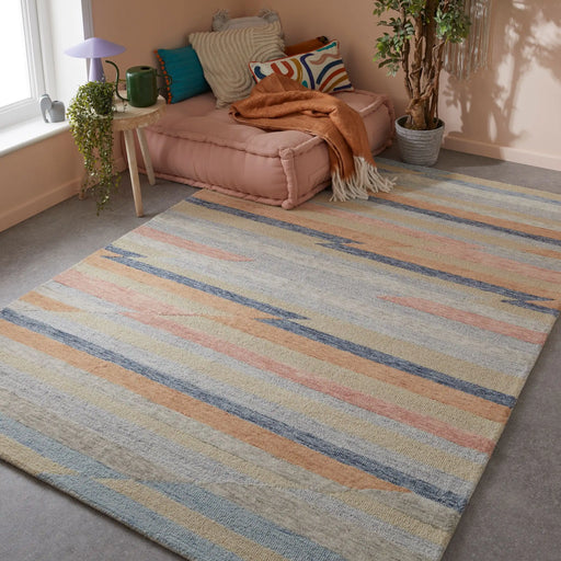 Oriental Weavers contours jagged Multicoloured Living Room Geometric Rug.