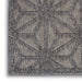 Nourison cozumel outdoor czm01 dark grey Grey Living Room Geometric Rug.