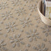 Nourison cozumel outdoor czm03 cream Grey, Ivory Living Room Geometric Rug.
