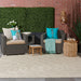 Nourison cozumel outdoor czm04 cream Ivory, Cream Living Room Geometric Rug.